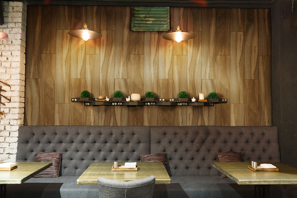 MSI Aspenwood Café 9 x 48 Matte Porcelain tile (NASPCAF9X48) – MSI room scene