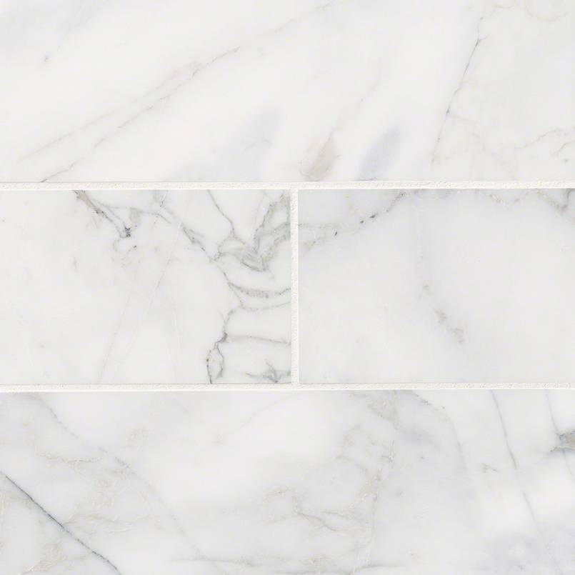 MSI Calacatta Cressa 4 x 12 Honed Marble tile (TCALCRE412H) – MSI product image