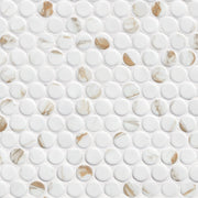 MSI Calacatta Gold Round Matte Porcelain mosaic (SMOT-PT-CALGLD-ROUM) – MSI product image