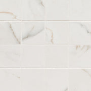 MSI Kaya Calacatta Lucca 3 x 3 Matte Porcelain mosaic (NKAYCALLUC3X3) – MSI product image