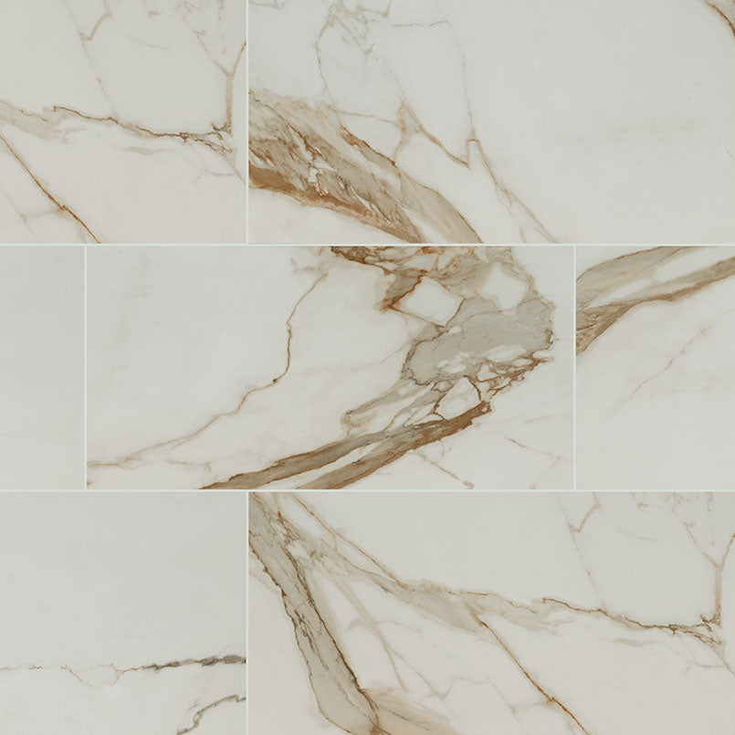 MSI Regallo Calacatta Marbella 24 x 48 Matte Porcelain tile (NREGCALMAR2448) – MSI product image