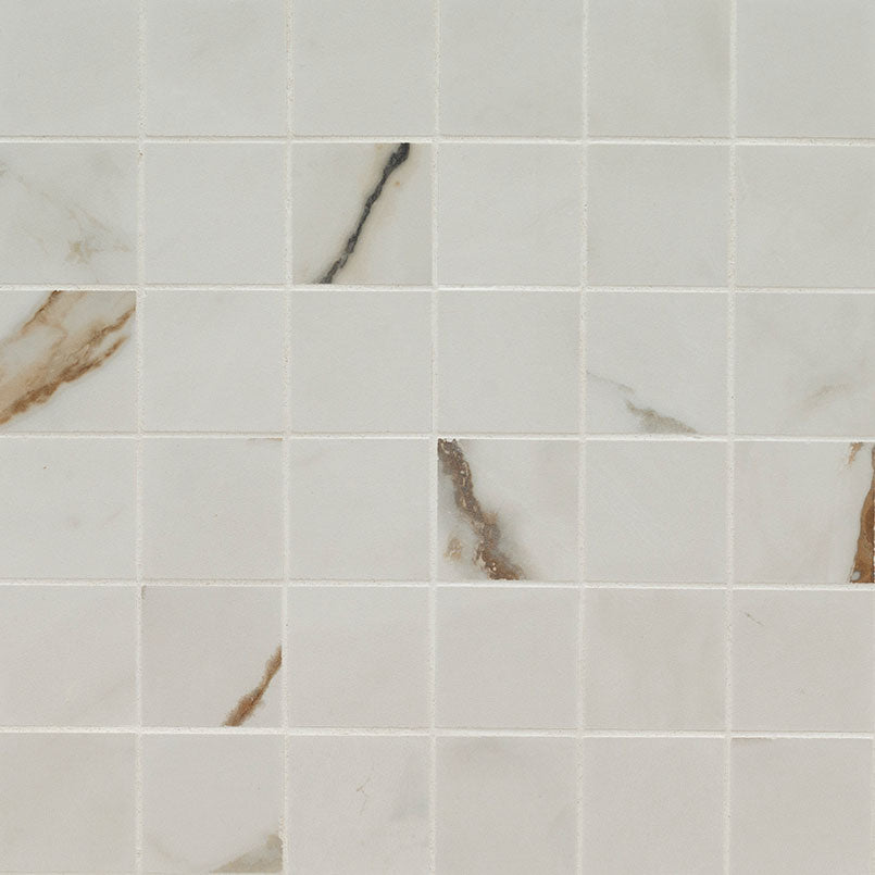 MSI Regallo Calacatta Marbella 2 x 2 Matte Porcelain mosaic (NREGCALMAR2X2) – MSI product image