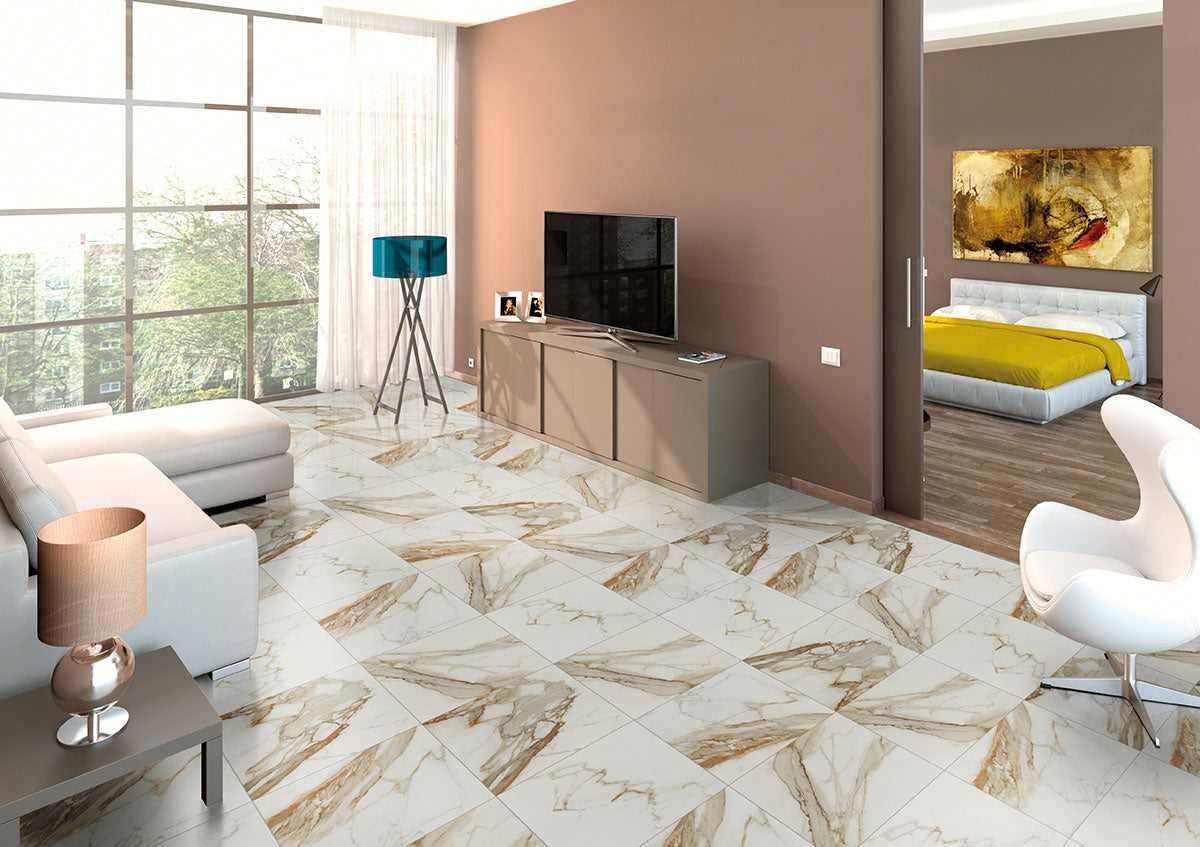 MSI Regallo Calacatta Marbella 12 x 24 Matte Porcelain tile (NREGCALMAR1224) – MSI room scene