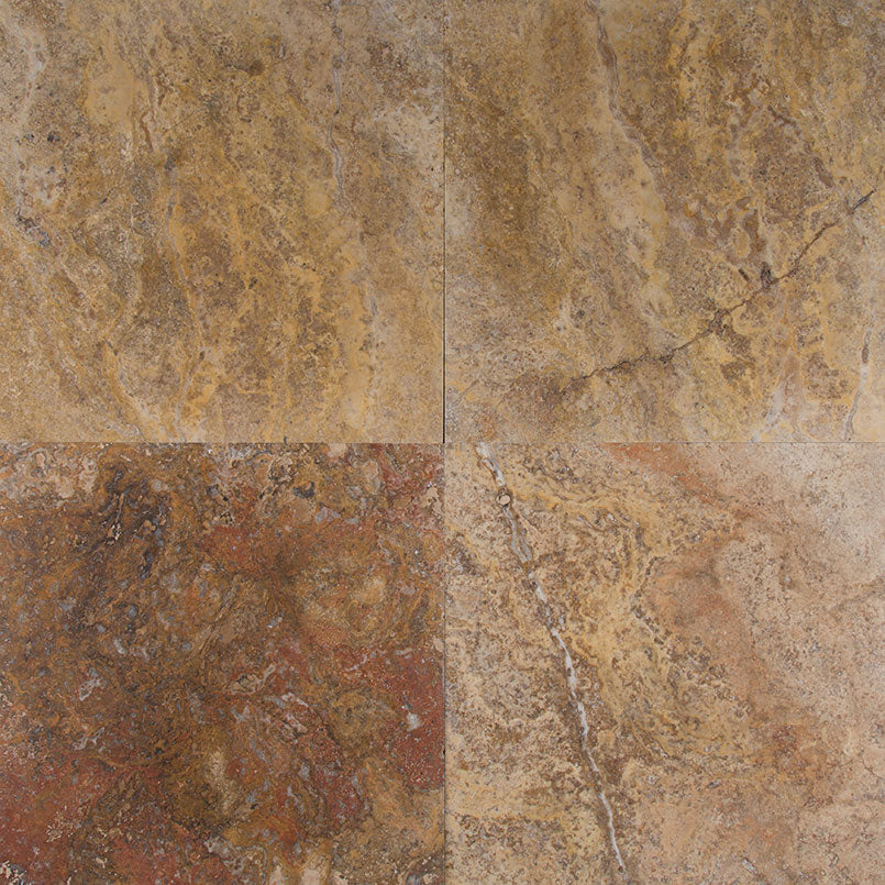 MSI Tuscany Scabas 18 x 18 Honed Travertine tile (TTSCAB1818HF) – MSI product image