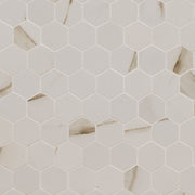 MSI Pietra Calacatta 2 x 2 Matte Porcelain mosaic (NCAL2X2HEX-N) – MSI product image