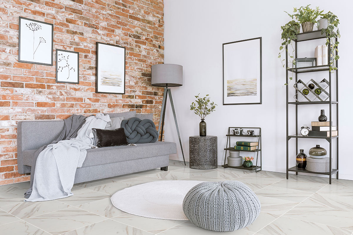 MSI Pietra Calacatta 2 x 4 Polished Porcelain mosaic (NPIECAL2X4P-N) – MSI room scene