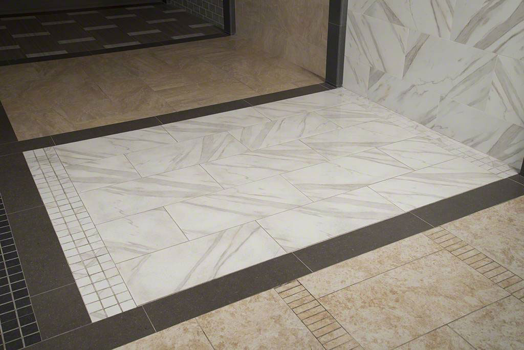 MSI Pietra Calacatta 2 x 2 Matte Porcelain mosaic (NCAL2X2HEX-N) – MSI room scene