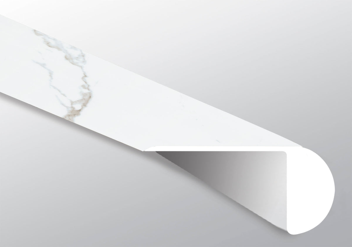 MSI Calacatta Serra luxury vinyl overlapping stair nose (VTTCASE-OSN)