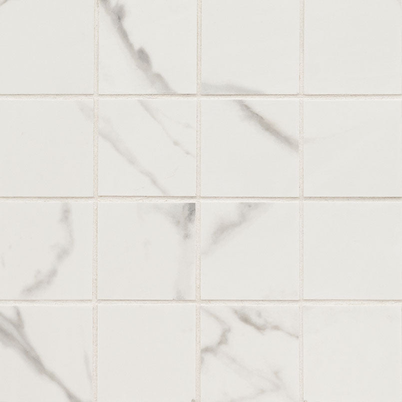 MSI Kaya Calacatta Venato 3 x 3 Matte Porcelain mosaic (NKAYCALVEN3X3) – MSI product image