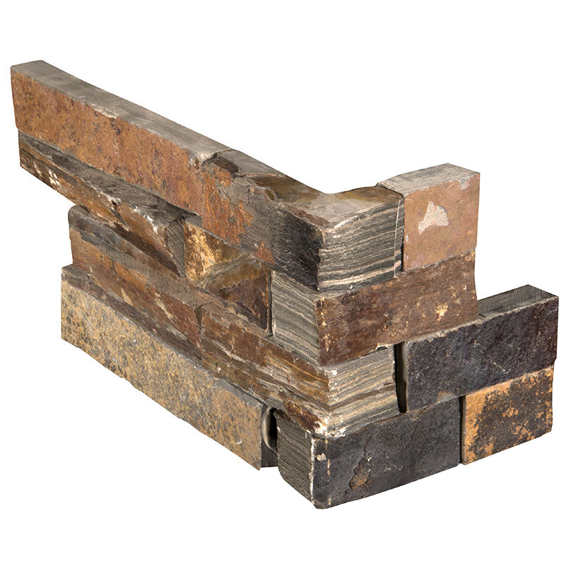 MSI California Gold stacked stone 6 x 12 x 6 (LPNLSCALGLD618COR)