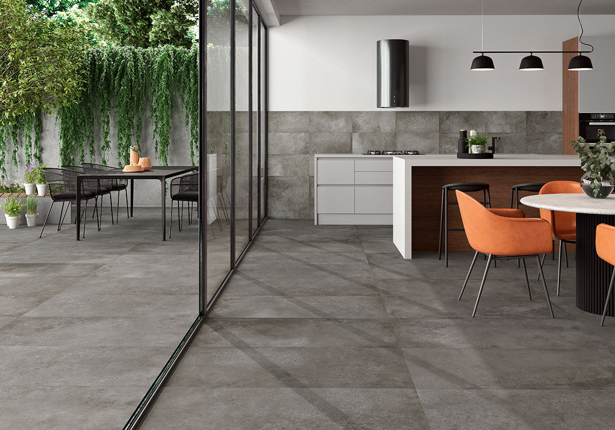 MSI Calypso Graphite 24 x 48 Matte Porcelain tile (NCALGRA2448) – MSI room scene