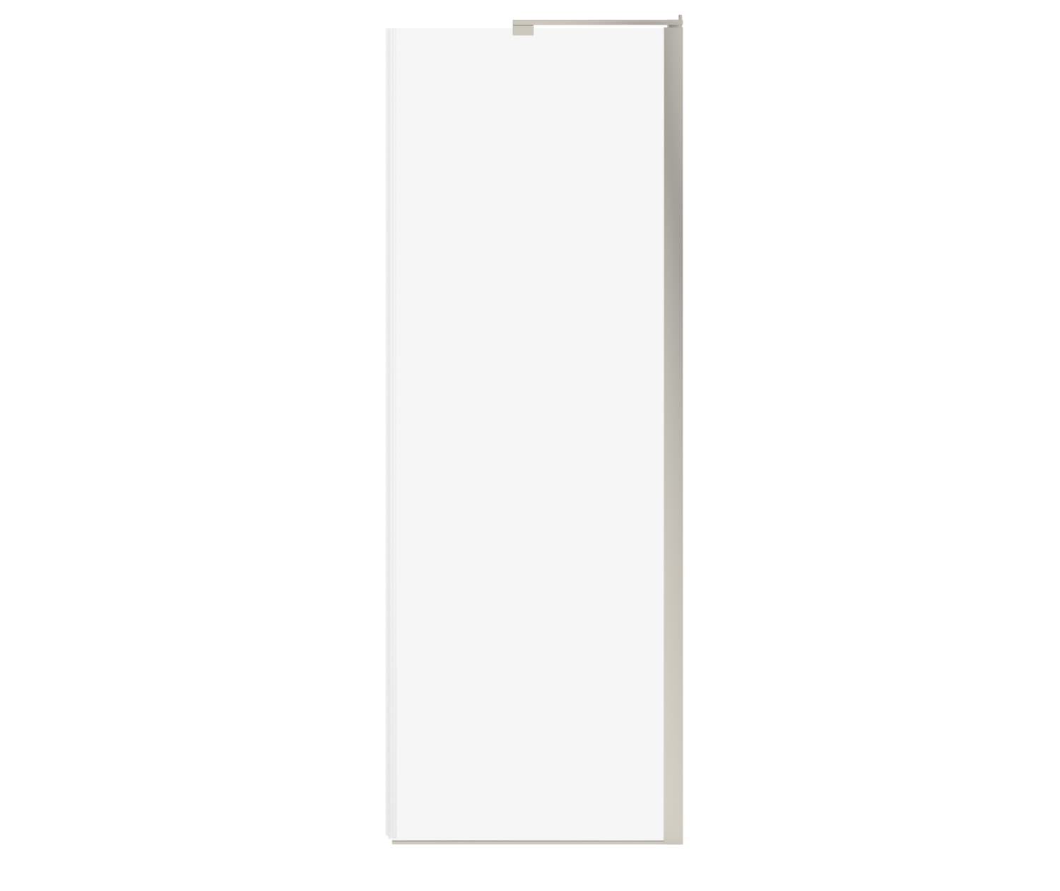 Capella 78 Return Panel for 32 in. Base with GlassShield® glass in Brushed Nickel - Plumbing Market