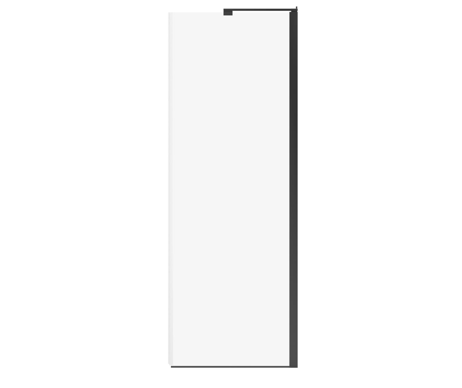 Capella 78 Return Panel for 32 in. Base with GlassShield® glass in Matte Black - Plumbing Market