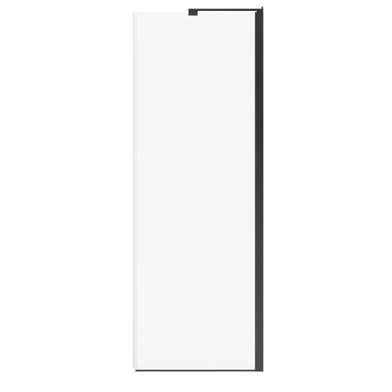Capella 78 Return Panel for 32 in. Base with GlassShield® glass in Matte Black - Plumbing Market