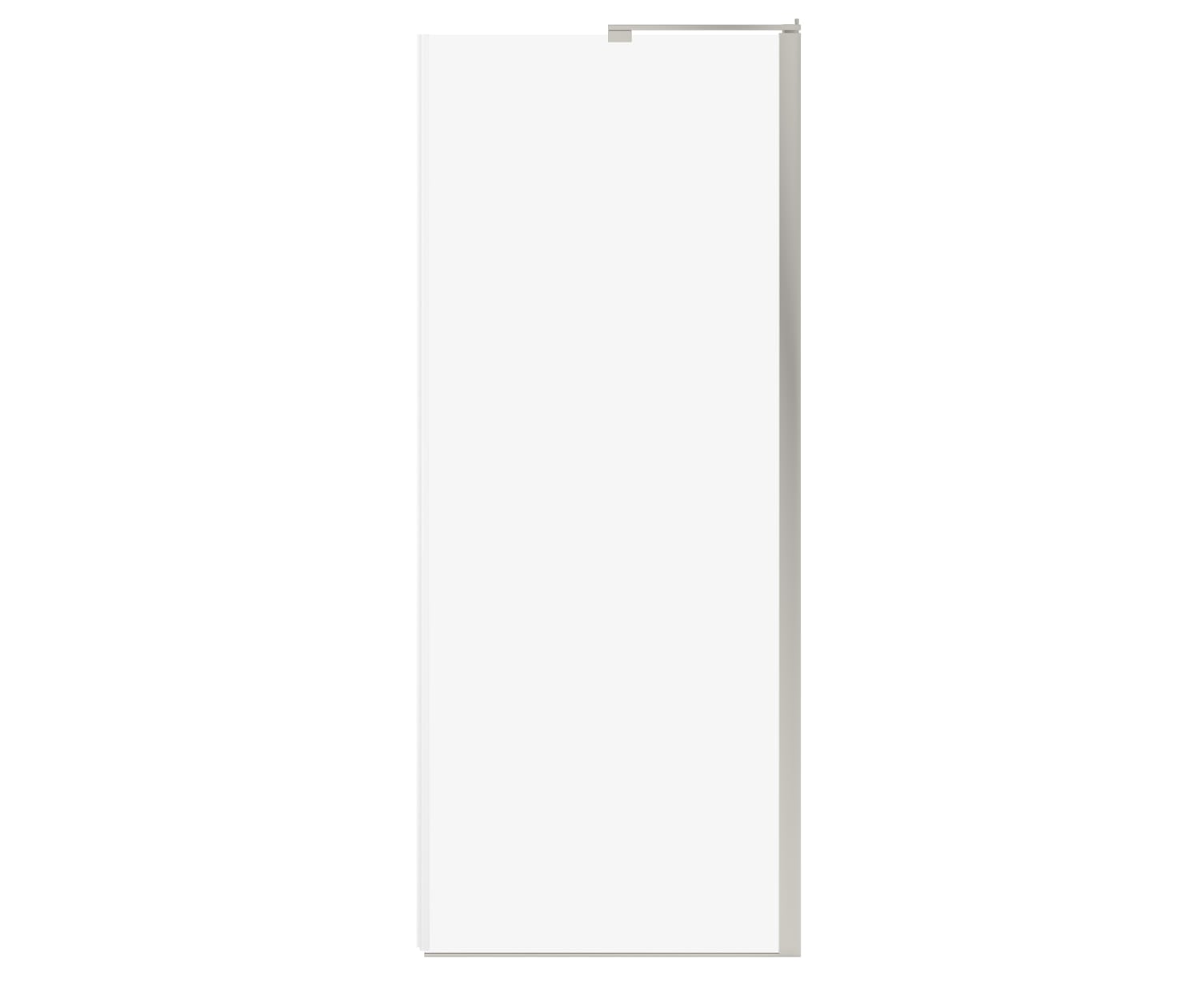 Capella 78 Screen and Return Panel for 36 in. Base with GlassShield® glass in Brushed Nickel - Plumbing Market
