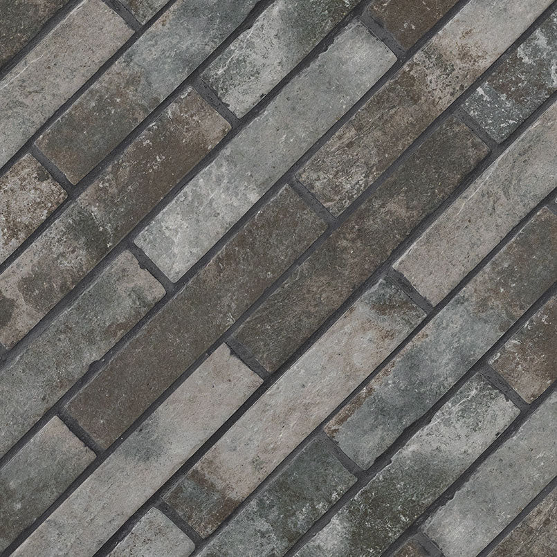 MSI Capella Charcoal Brick 2 x 10 Matte Porcelain tile (NCAPCHABRI2X10) – MSI product image