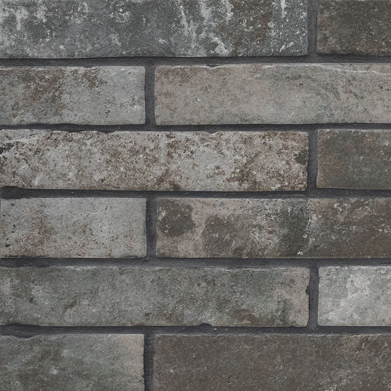 MSI Capella Charcoal Brick 2 x 10 Matte Porcelain tile (NCAPCHABRI2X10) – MSI product image