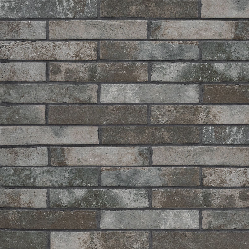 MSI Capella Charcoal Brick 2 x 10 Matte Porcelain tile (NCAPCHABRI2X10) – MSI product image
