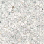 MSI Capri Blue Round Honed Marble mosaic (SMOT-CAPBLU-ROUH) – MSI product image
