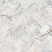MSI Capri Blue 1 x 2 Honed Marble mosaic (SMOT-CAPBLU-HBH) – MSI product image