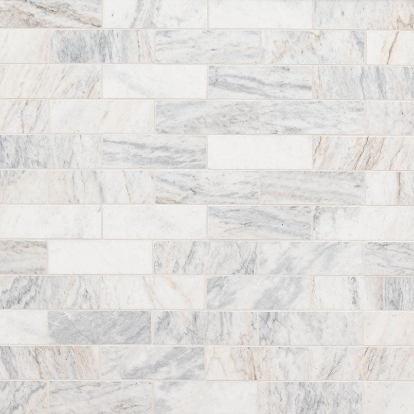 MSI Capri Blue 2 x 6 Honed Marble mosaic (SMOT-CAPBLU-2X6H) – MSI product image