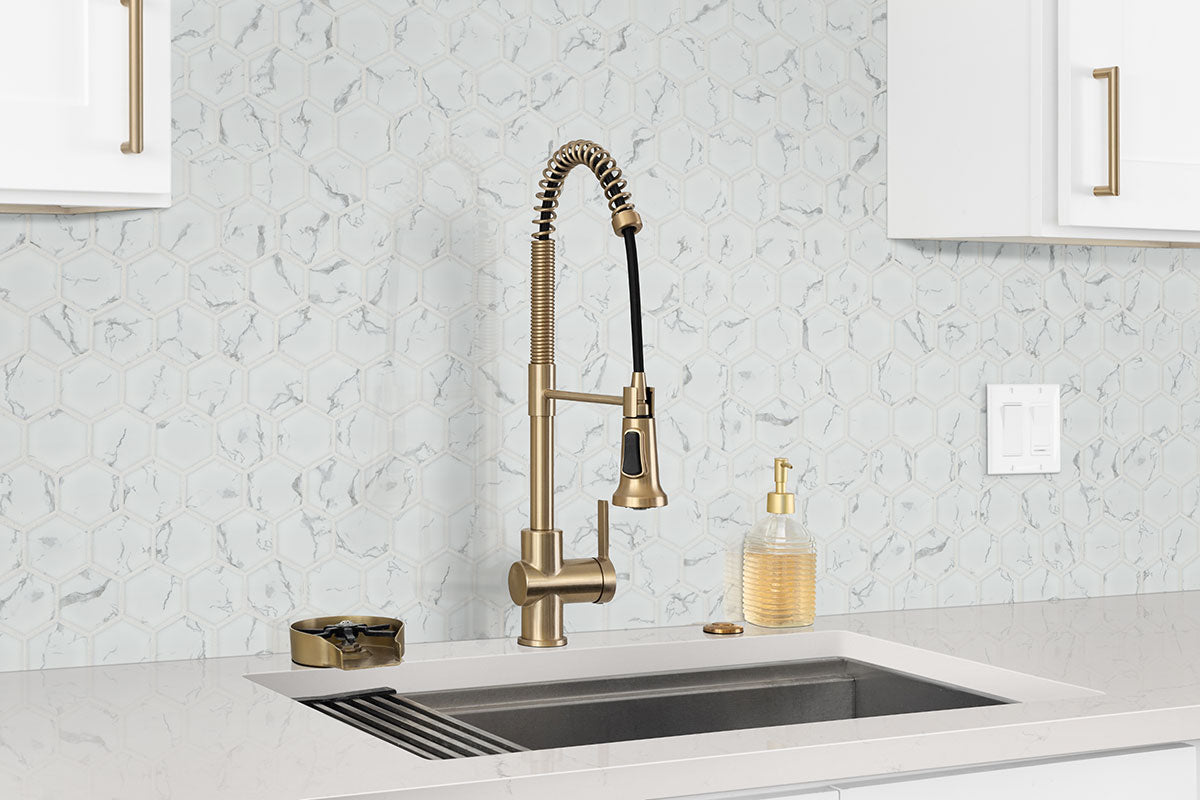 MSI Carrara 2" Hexagon Matte Porcelain mosaic (SMOT-PT-CAR-2HEXM) – MSI room scene (bathroom)