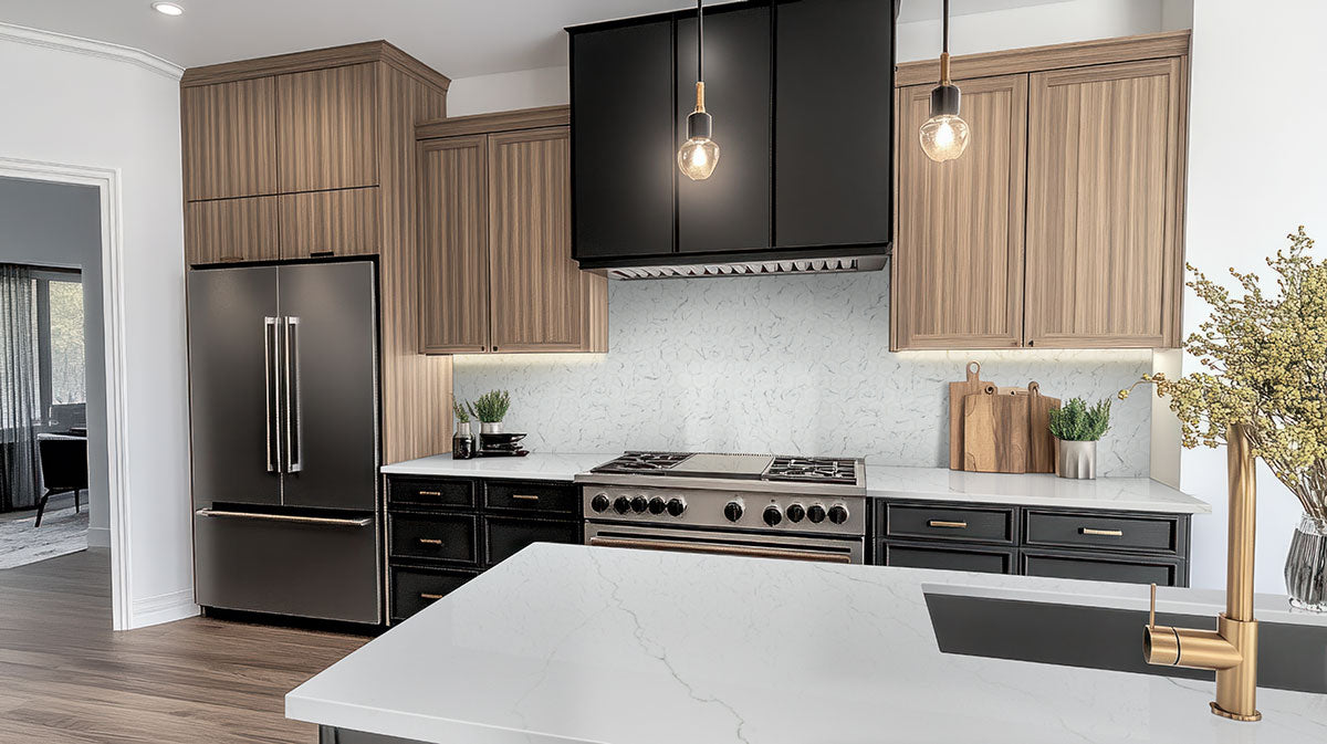 MSI Carrara 2" Hexagon Matte Porcelain mosaic (SMOT-PT-CAR-2HEXM) – MSI room scene (kitchen)