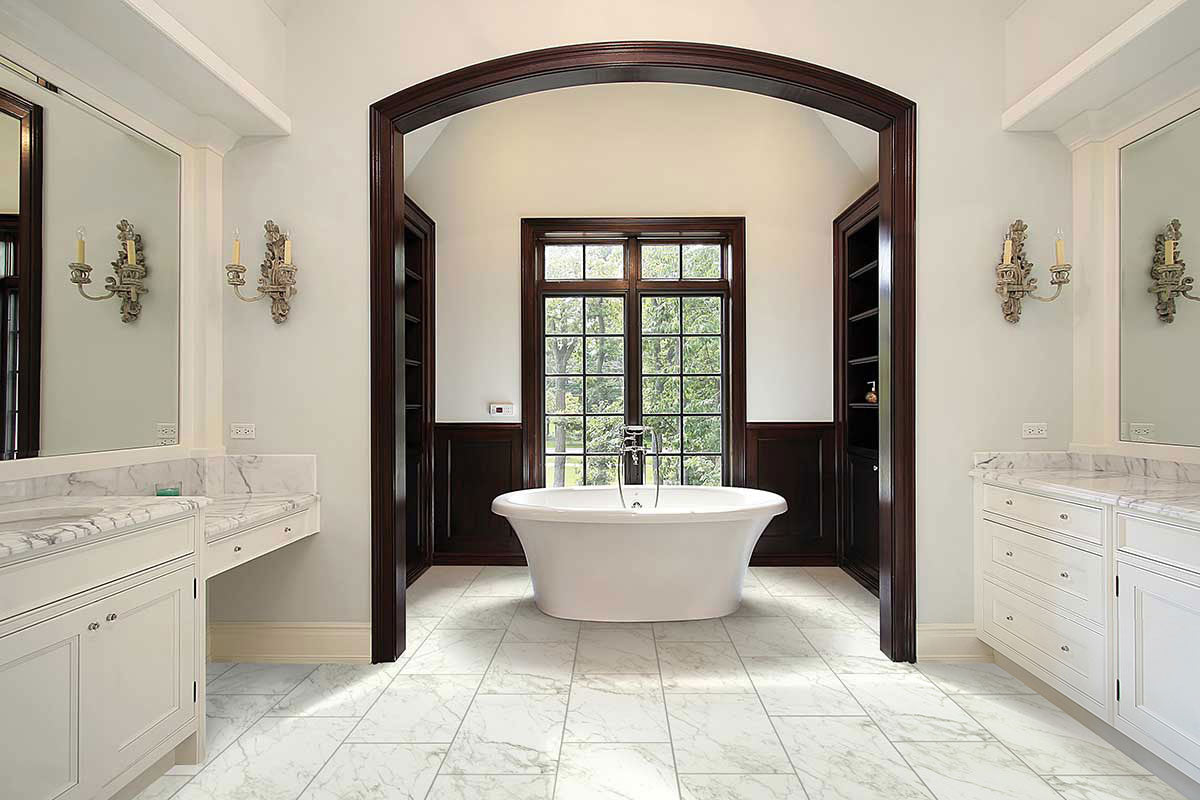 MSI Pietra Carrara 12 x 24 Matte Porcelain tile (NCAR1224-N) – MSI room scene