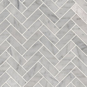 MSI Carrara White 1 x 3 Polished Marble mosaic (SMOT-CAR-1X3HBP) – MSI product image