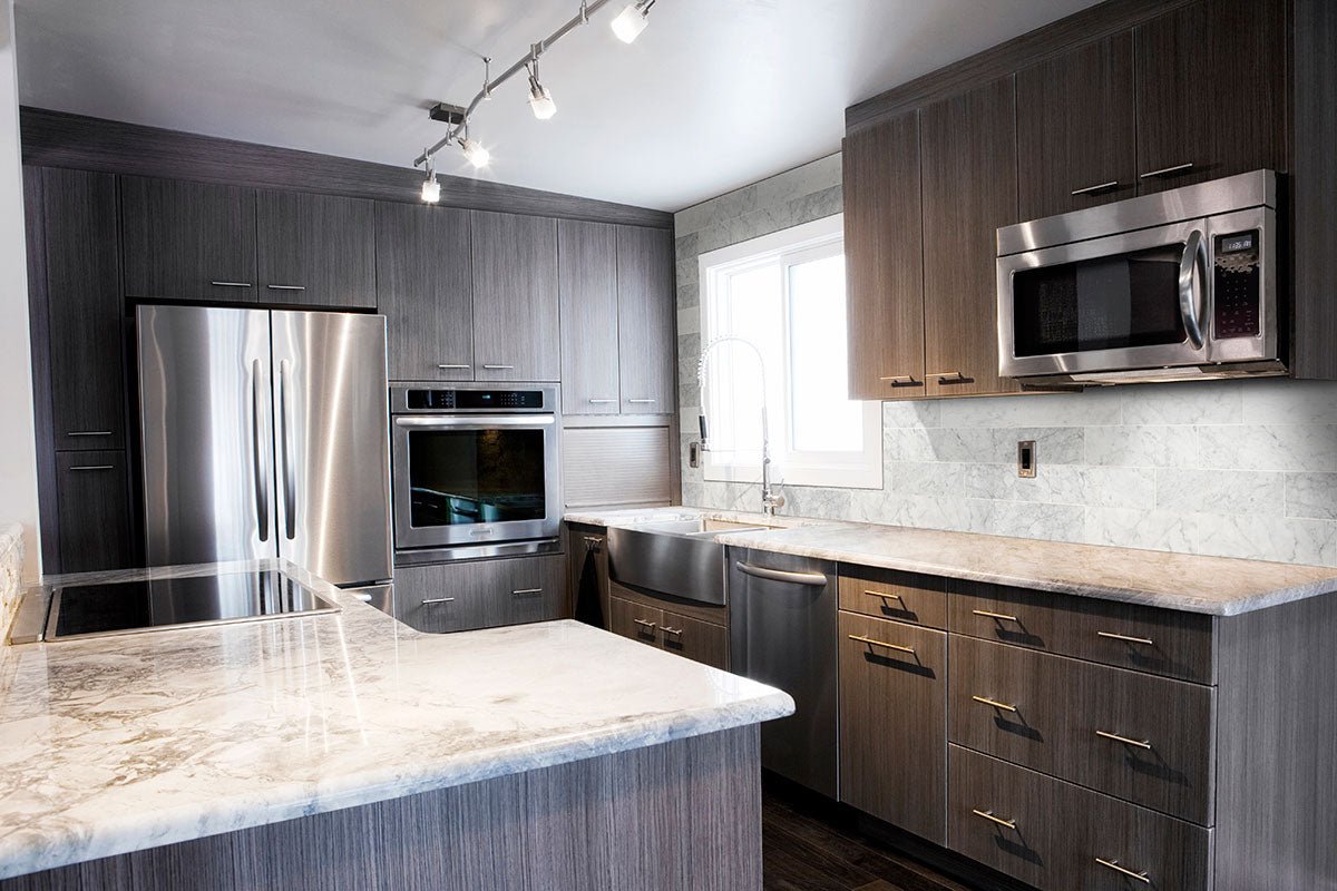 MSI Carrara White 4 x 12 Honed Marble tile (TCARWHT412H) – MSI room scene