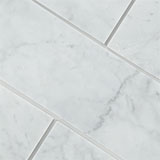 MSI Carrara White 4 x 12 Honed Marble tile (TCARWHT412H) – MSI product image