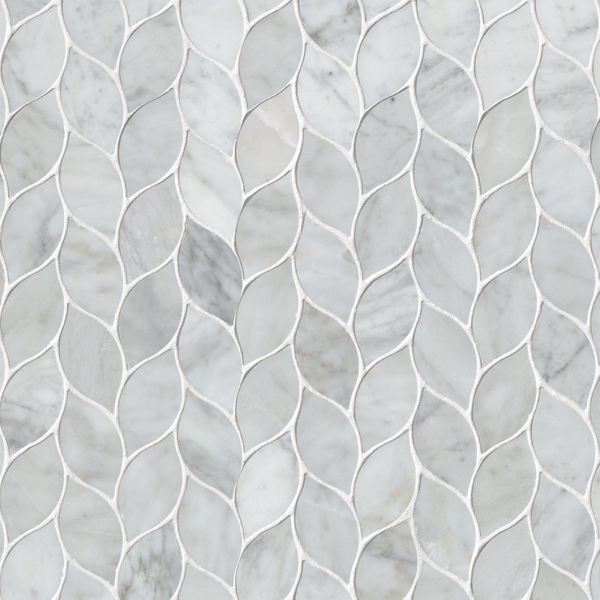 MSI Carrara White Blanco Pattern Honed Marble mosaic (SMOT-CAR-BLAH) – MSI product image