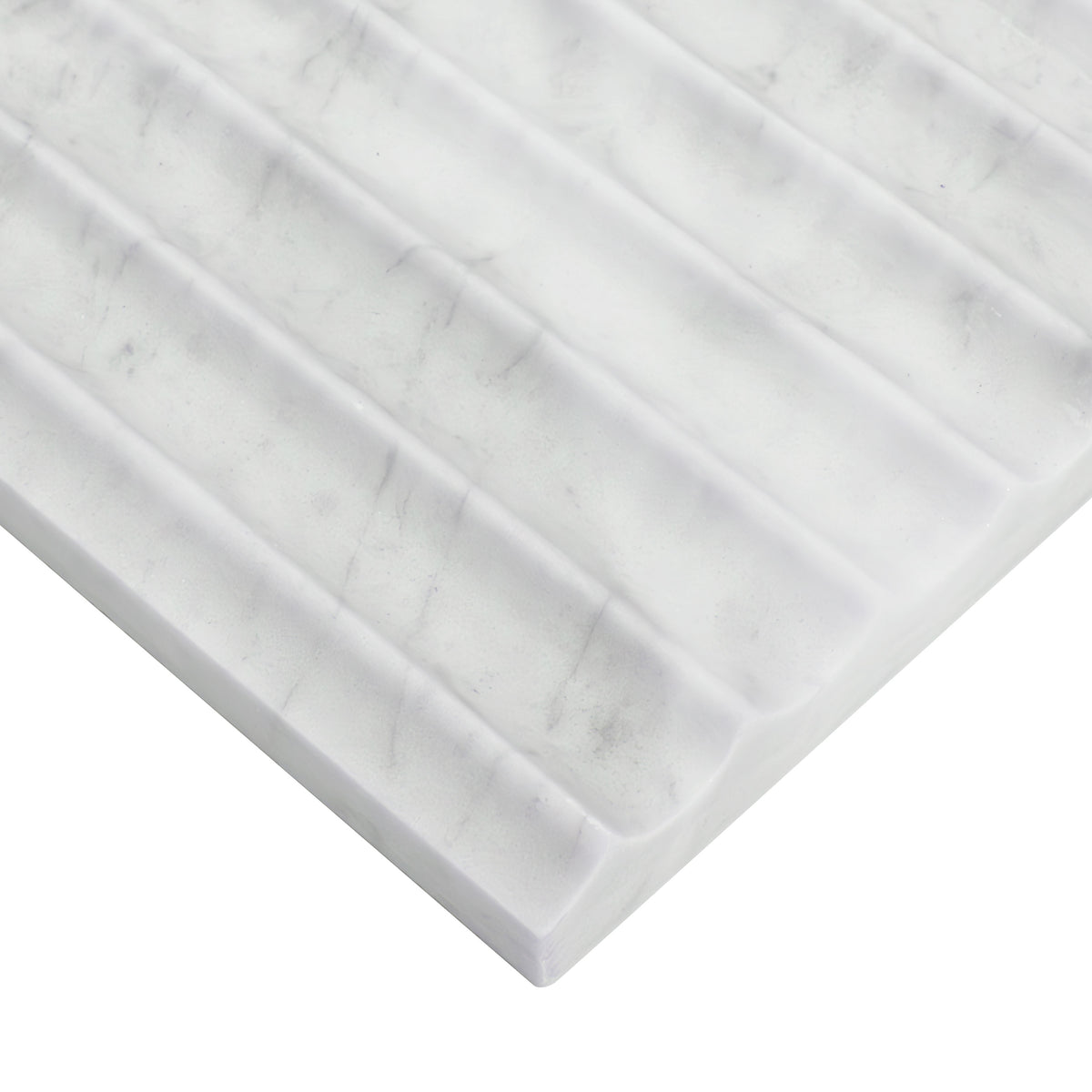 MSI Carrara White Valentino Fluto 12 x 24 Honed Marble tile (TCARWHT1224VF) – MSI product image