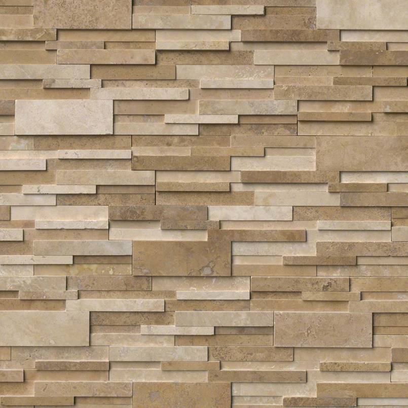 MSI Casa Blend 3d Honed stacked stone 6 x 12 x 6 (LPNLTCASBLE618COR-3DH)
