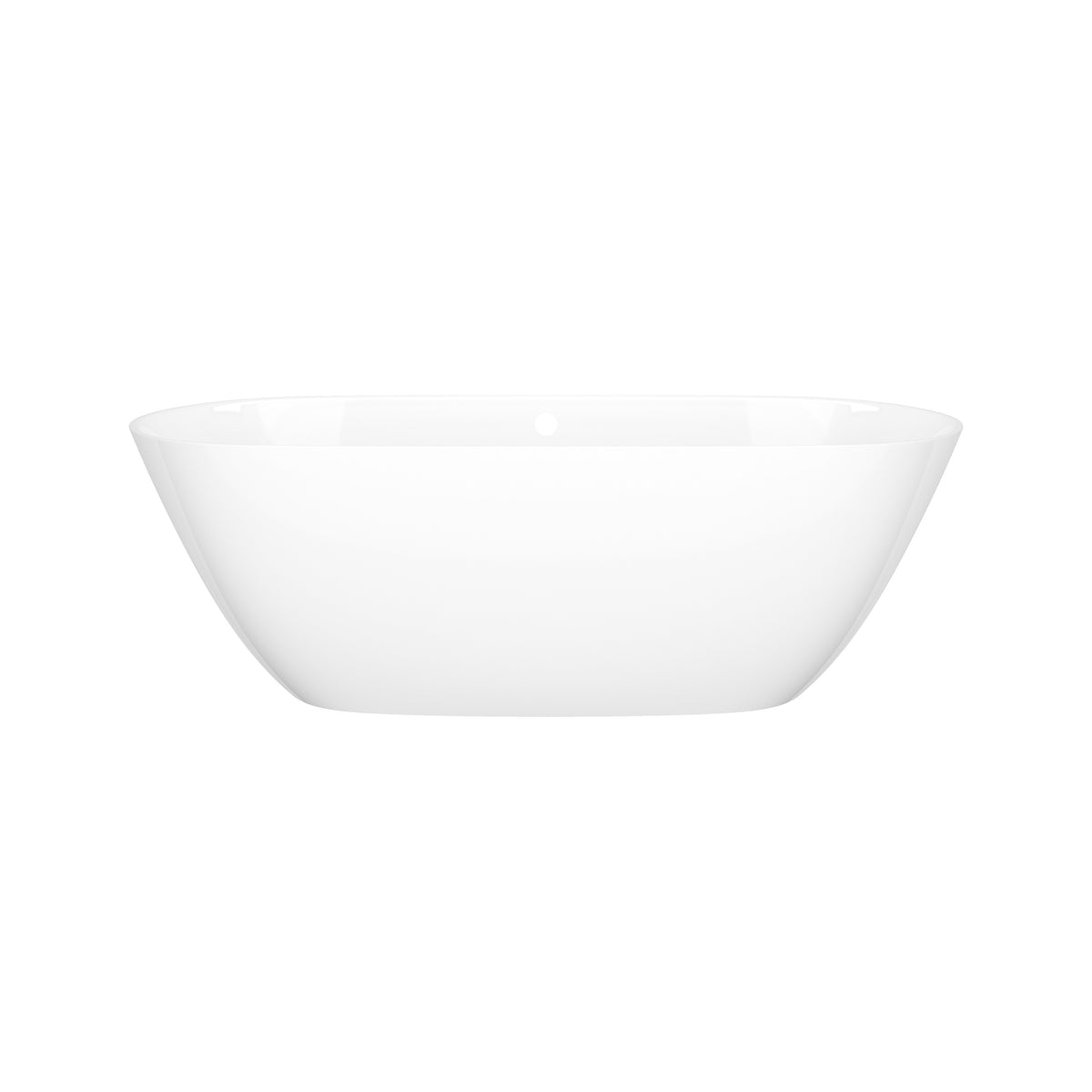 Victoria + Albert Lussari 65" x 29" Freestanding Soaking Bathtub LU2 - Standard White / 65 x 29 / With Overflow