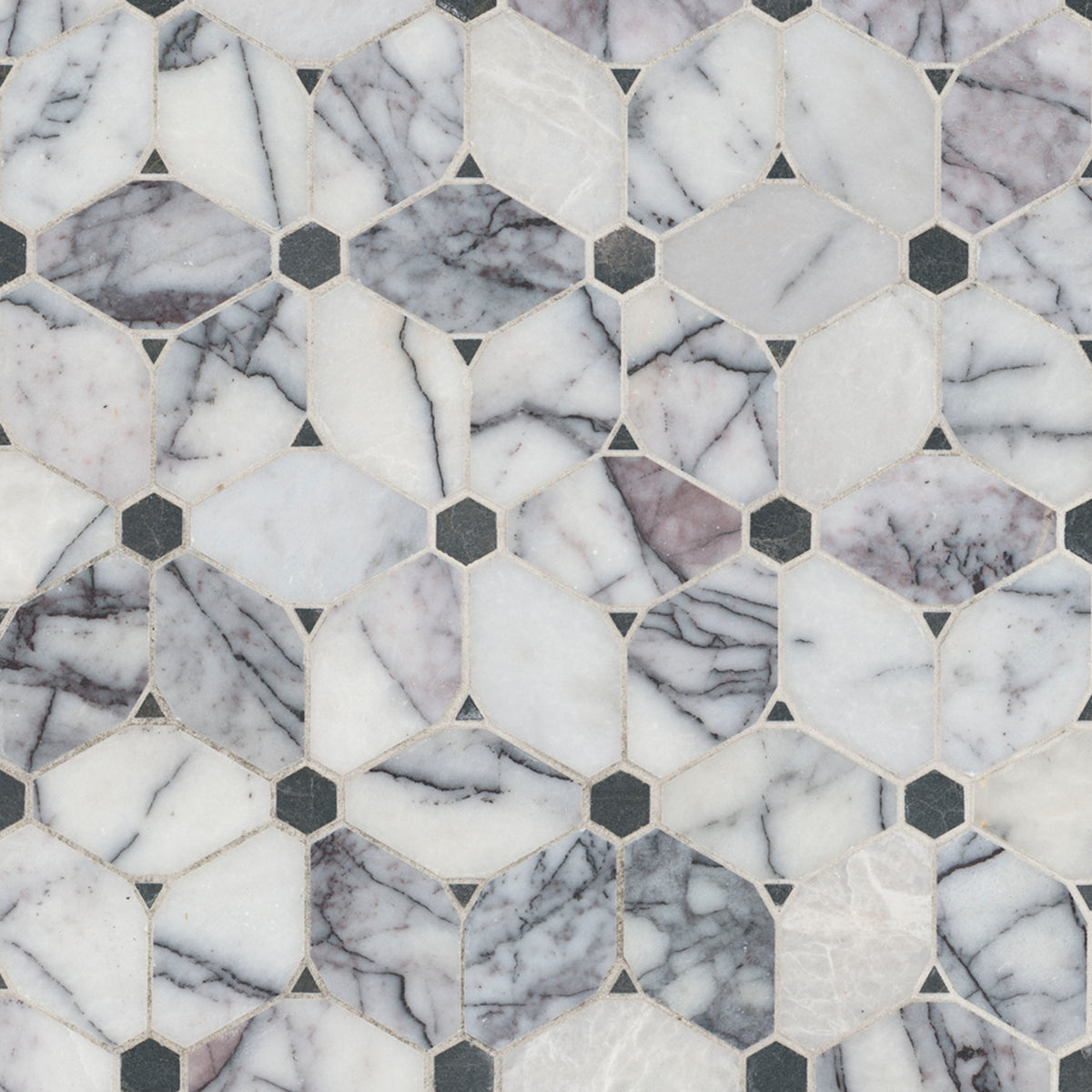 MSI Cecily Lilac Polished Marble mosaic (SMOT-CECLIL-POL10MM) – MSI product image