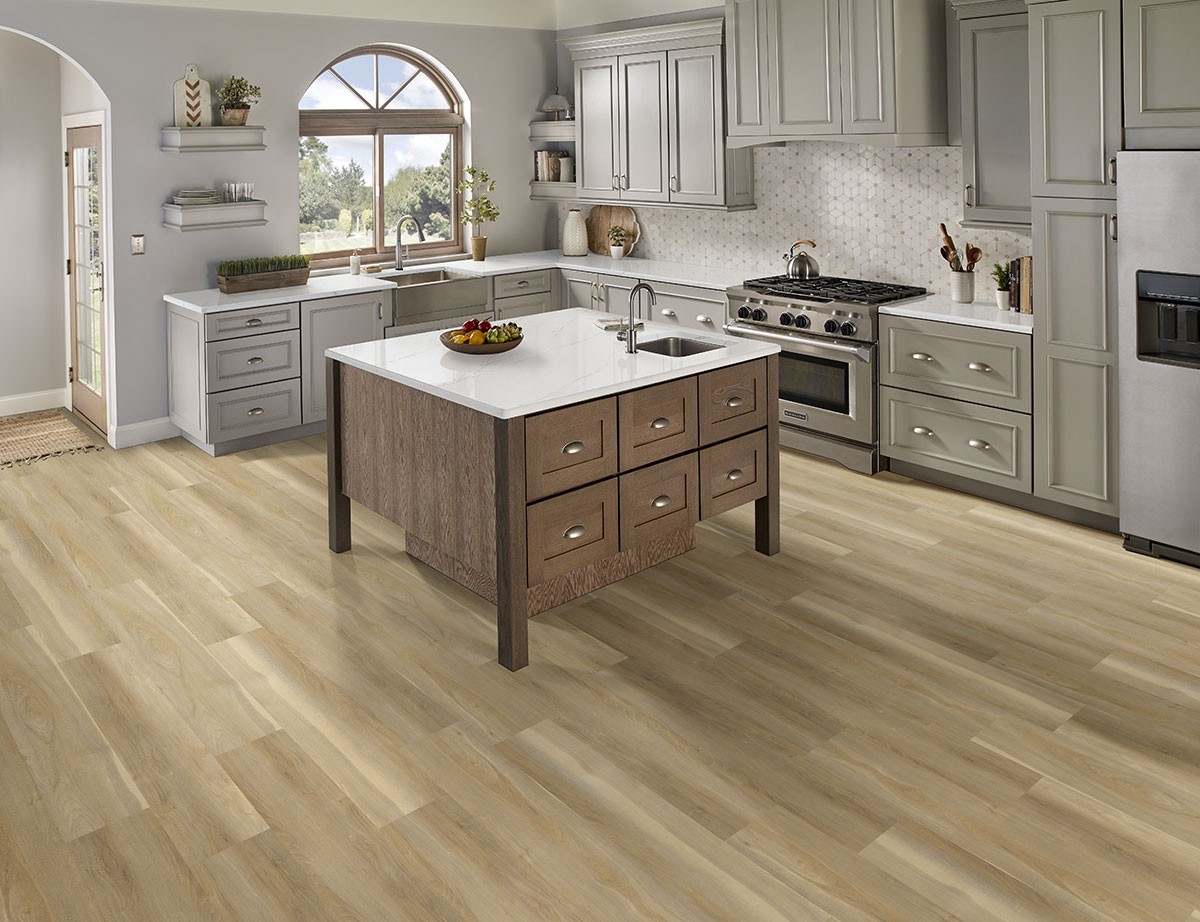MSI Cecily Pattern Polished Marble mosaic (SMOT-CECILY-POL10MM) – MSI room scene (kitchen)