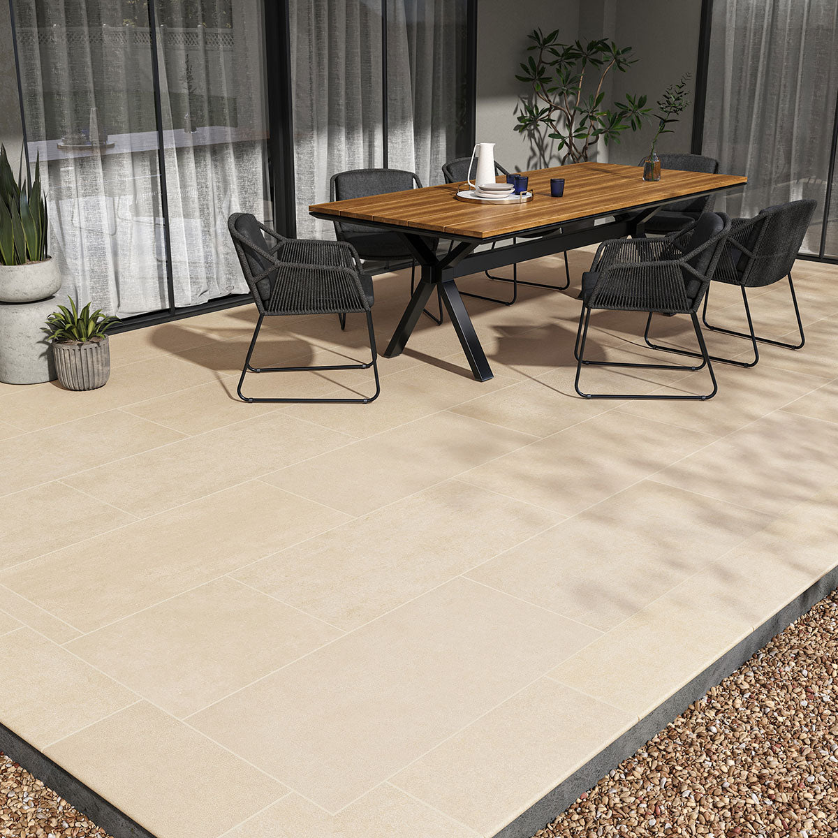 MSI Cementique Talc 2 x 2 Matte Porcelain mosaic (NCEMTAL2X2-3D) – MSI room scene
