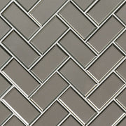 MSI Champagne Bevel Herringbone 2 x 4 Glossy Glass mosaic (SMOT-GLS-CHBEHB8MM) – MSI product image