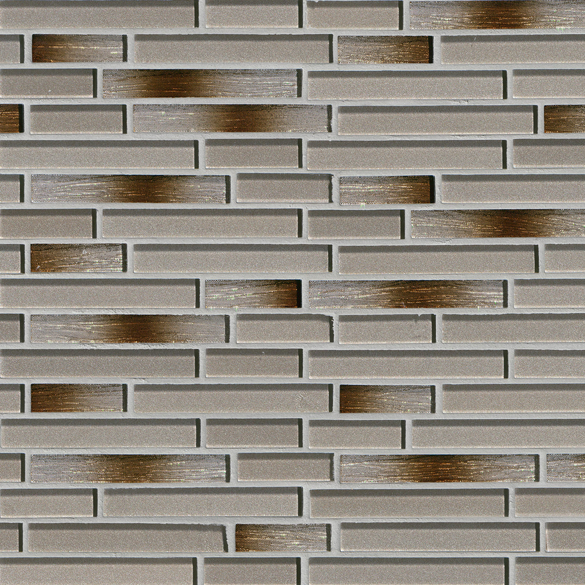 MSI Champagne Blend Interlocking Glass mosaic (SMOT-GLSIL-CHABLE6MM) – MSI product image