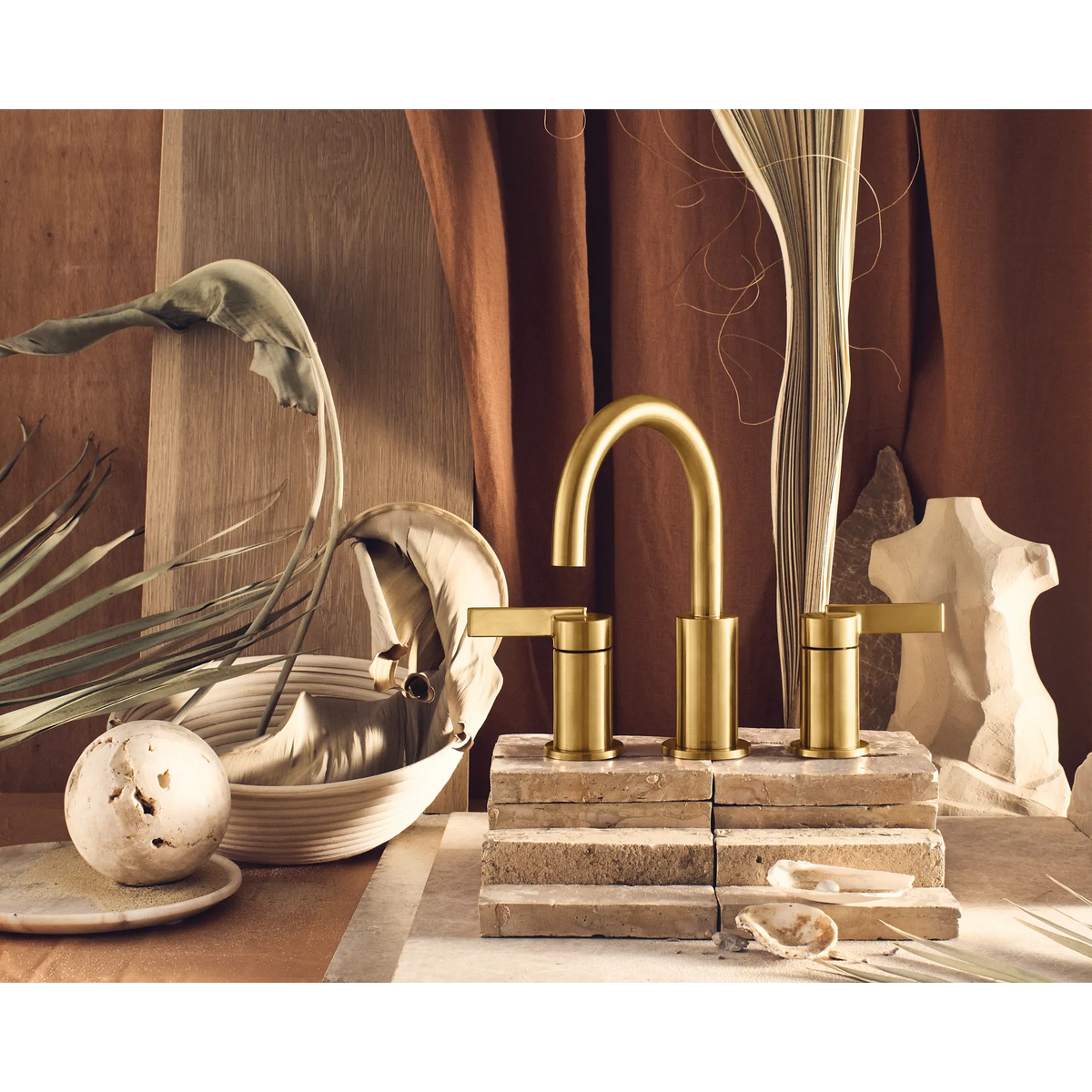 Moen Cia Two-Handle Bathroom Faucet T6222 in Brushed Gold (T6222BG) - view 11