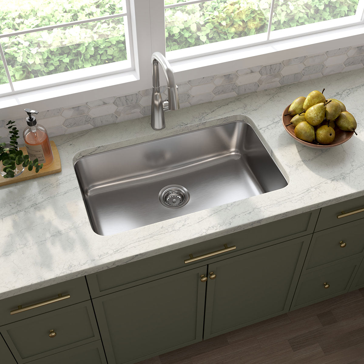 MSI Cienega Springs Picket Glass mosaic (SMOT-SGLSPK-CIESPR6MM) – MSI room scene (kitchen)