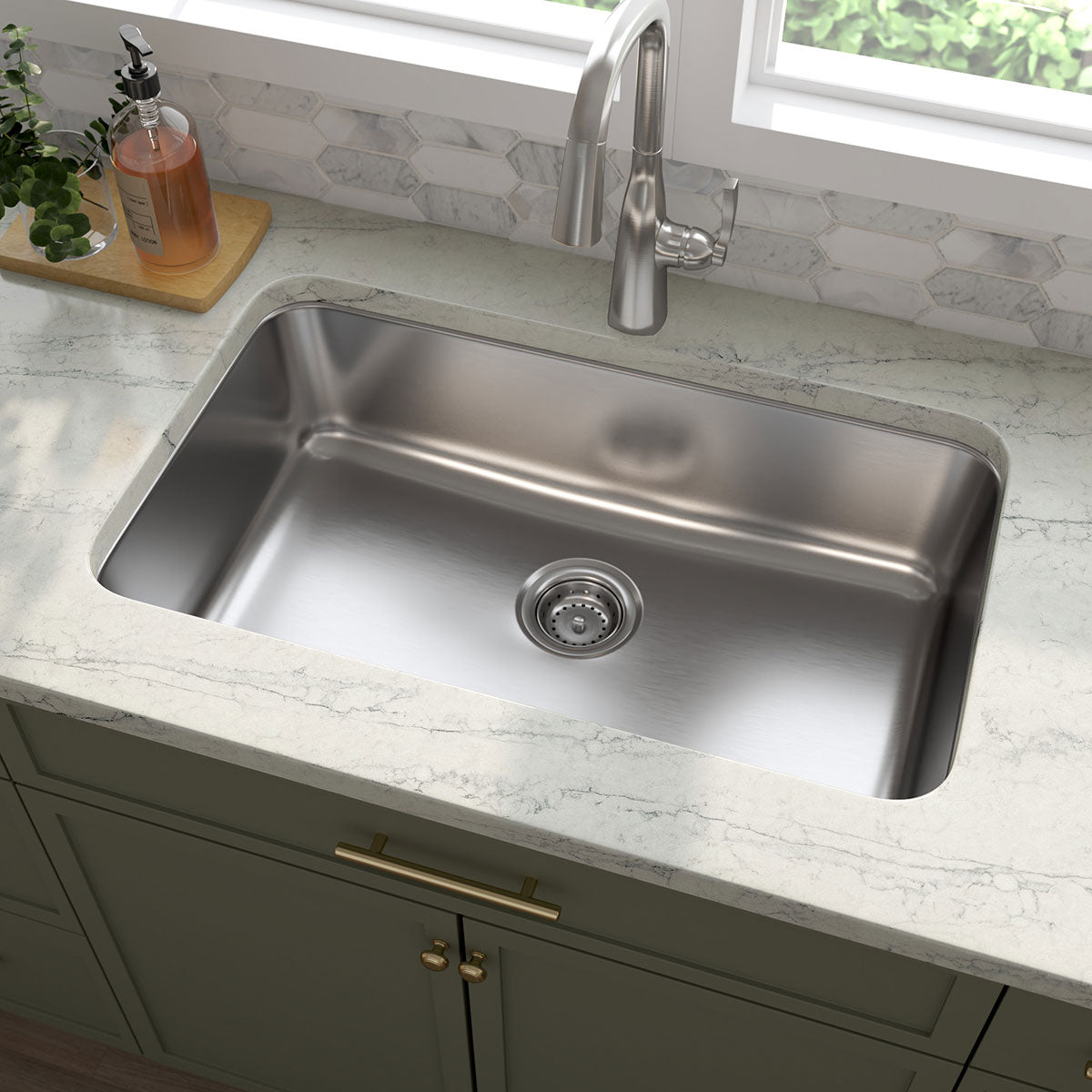 MSI Cienega Springs Picket Glass mosaic (SMOT-SGLSPK-CIESPR6MM) – MSI room scene (kitchen)