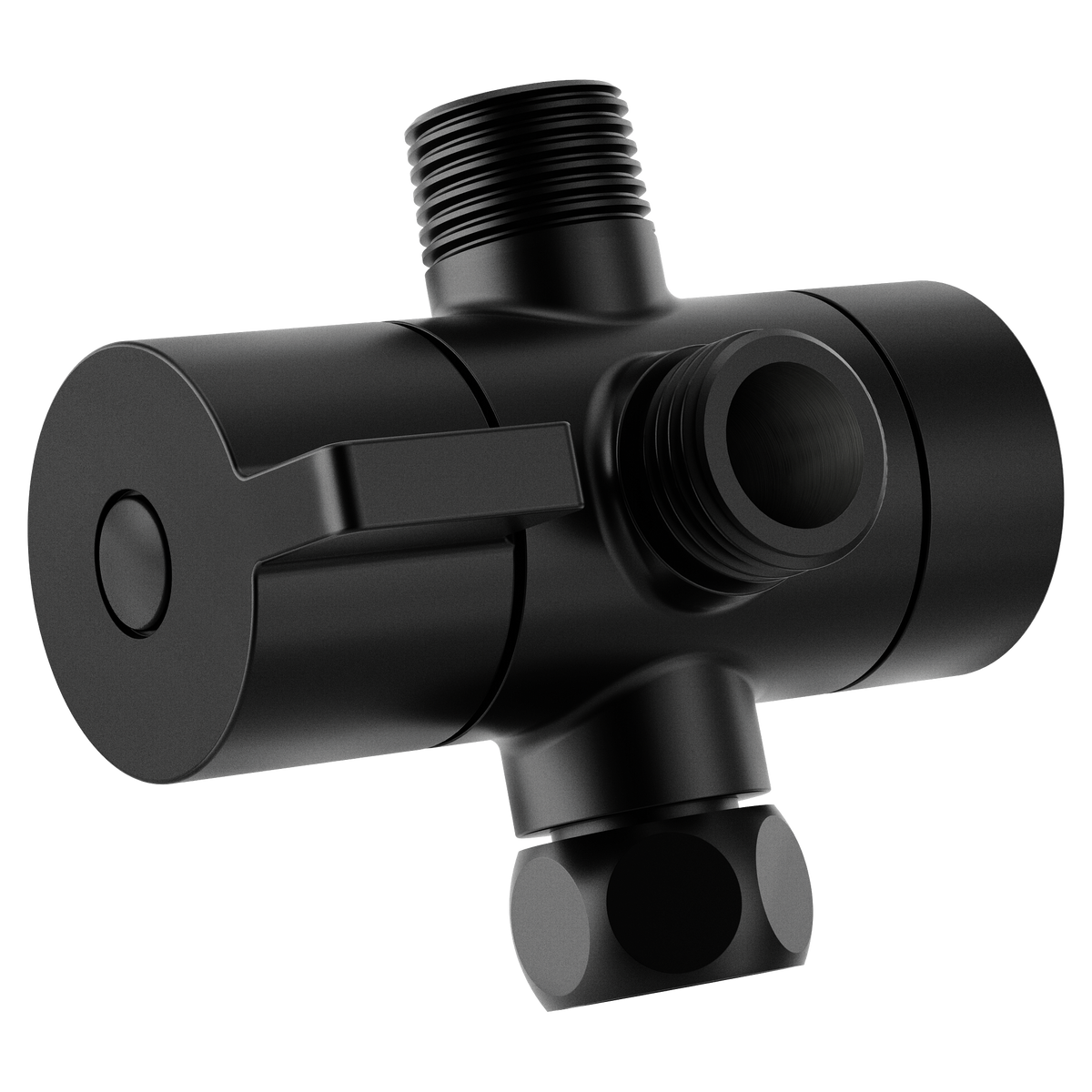 Moen Shower Arm Diverter (Non-Pivoting) CL703 in Matte Black (CL703BL)