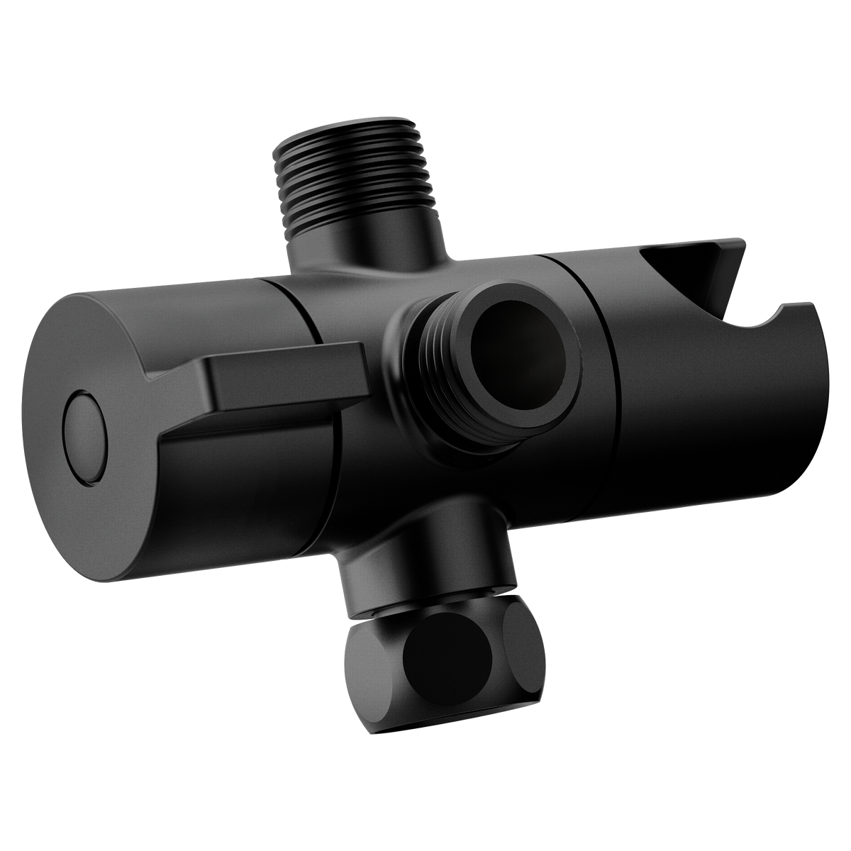Moen Shower Arm Diverter (Pivoting) with Included Cradle CL707 in Matte Black (CL707BL)