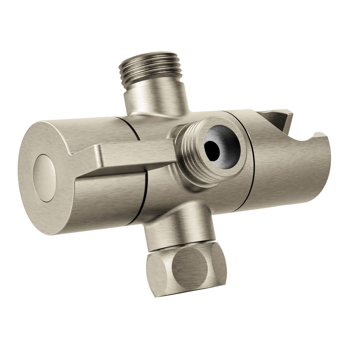 Moen Shower Arm Diverter (Pivoting) with Included Cradle CL707 in Brushed Nickel (CL707BN)