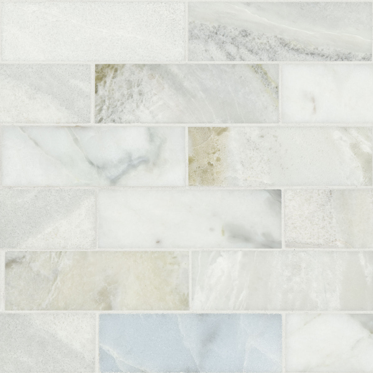 MSI Cloudland 2 x 6 Polished Marble mosaic (SMOT-CLOUDL-2X6P) – MSI product image