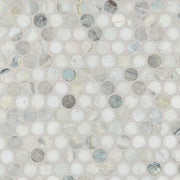 MSI Cloudland Round Pattern Polished Marble mosaic (SMOT-CLOUDL-ROUP) – MSI product image