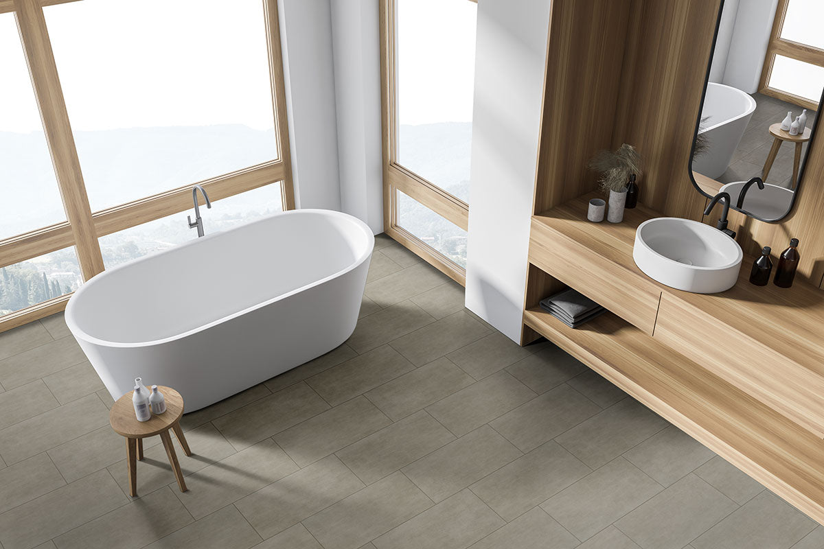 MSI Gridscale Concrete 12 x 24 Matte Ceramic tile (NGRICON1224) – MSI room scene