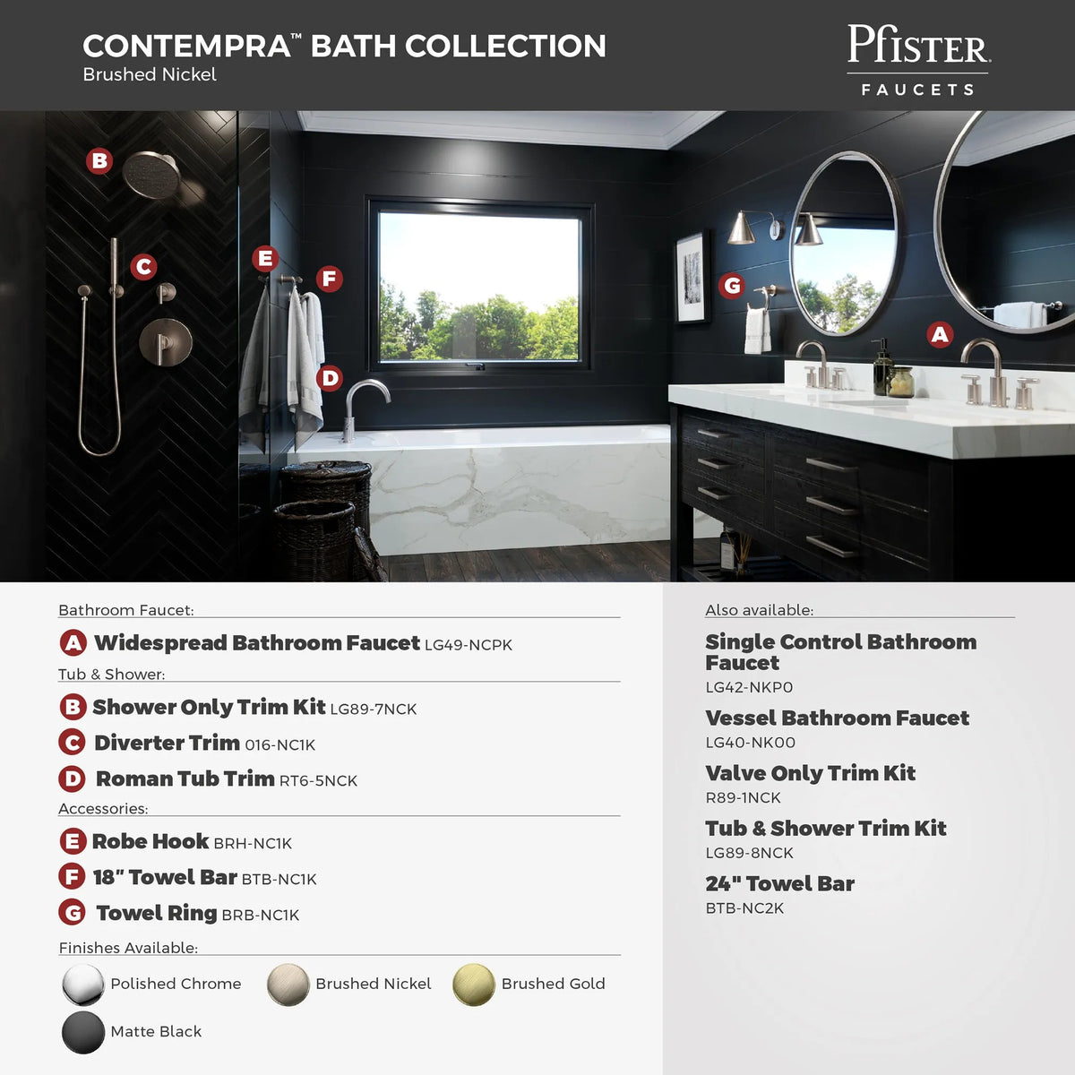 Pfister LG49-NCPK Brushed Nickel - detail 3